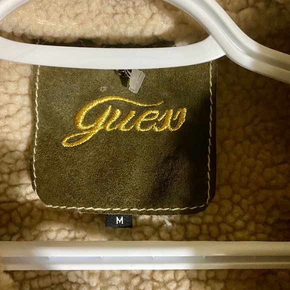 Gorgeous Sherpa Style Leather Jacket - Picture 8 of 11